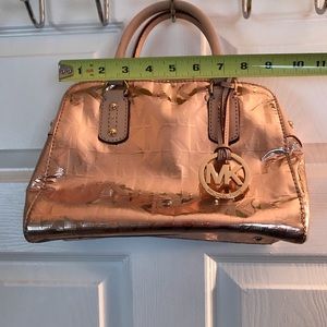 Authentic rose gold Michael Kors Handbag